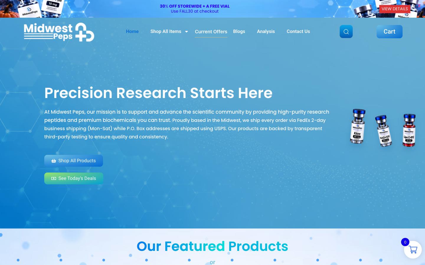 The current homepage